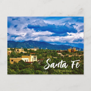 Santa Fe New Mexico Schitterende Prentbriefkaart Briefkaart