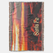 Santa Fe New Mexico Sun Set Deken (Voorkant Verticaal)