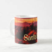 Santa Fe New Mexico Sun Set Koffiemok (Voorkant links)