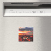 Santa Fe New Mexico Sun Set Magneet (Insitu (Vaatwasser))