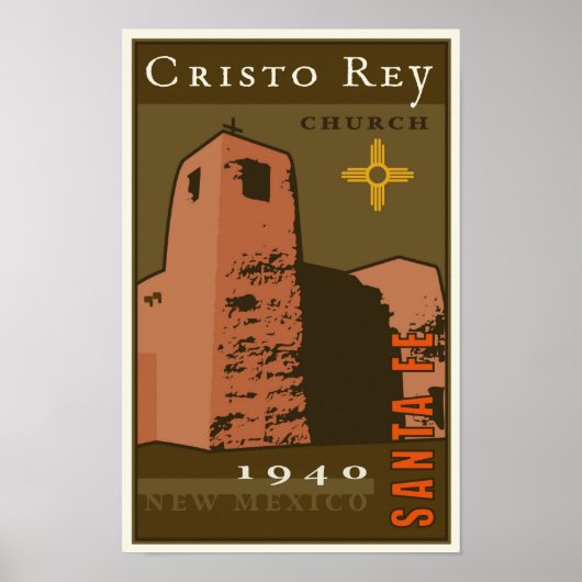 Santa Fe, New Mexico, Verenigde Staten Poster (Voorkant)