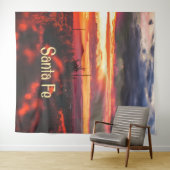 Santa Fe New Mexico Zonsondergang Wandkleed (In Situ (horizontaal))