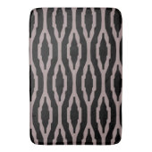 Santa Fe Pink & Black Geometric Modern Pattern Badmat (Voorkant Verticaal)