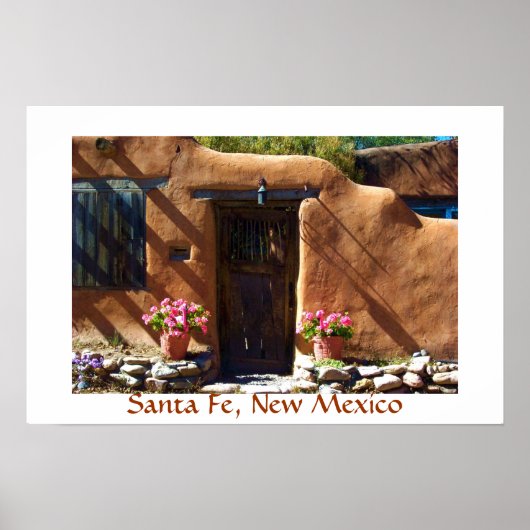 Santa Fe-poster Poster (Voorkant)