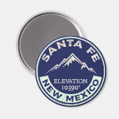 Santa Fe Ski New Mexico Skiing Basin Magneet (Voorkant / Achterkant)