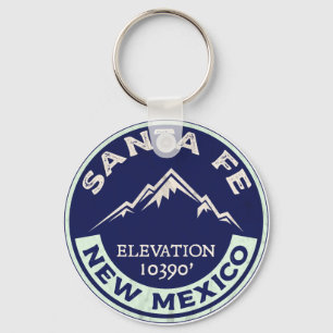 Santa Fe Ski New Mexico Skiing Basin Sleutelhanger