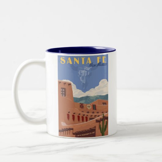 SANTA FE TWEEKLEURIGE KOFFIEMOK (Links)