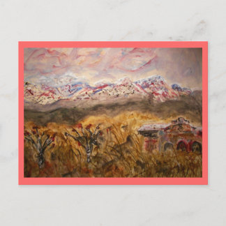 Santa Fe-vrede op aarde Briefkaart