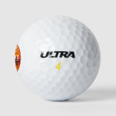 Santa Fe-woestijn in de bergen Golfballen (Logo)