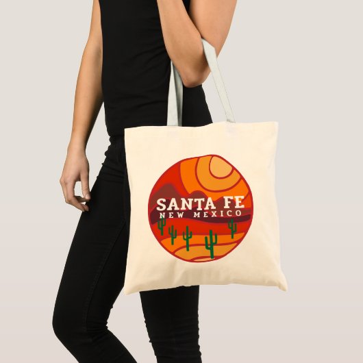 Santa Fe-woestijn in de bergen Tote Bag (Voorkant (product))
