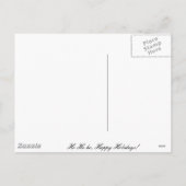 Santa-feestdagen Feestdagenkaart (Achterkant)