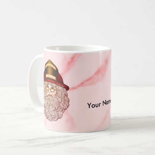 Santa Firefighter mokken (Voorkant links)