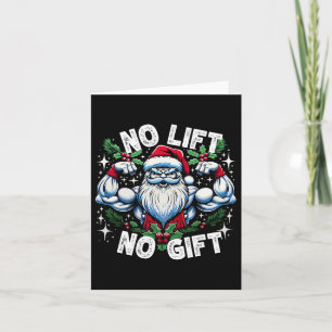 Santa Fitness Bodybuilding Christmas No Lift No Gi Kaart
