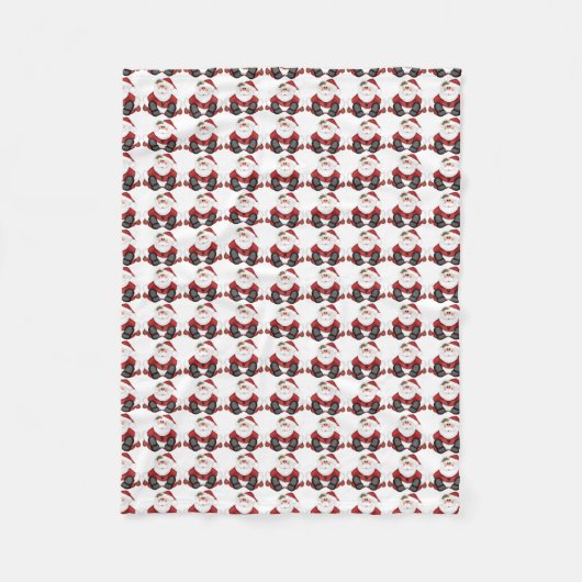 Santa Fleece Blanket Deken (Voorkant)