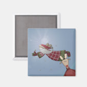 Santa Flies Magneet (Voorkant / Achterkant)