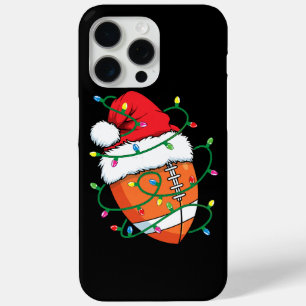 Santa Football Sportbal Mannen Jongens Kerstmis iPhone 15 Pro Max Hoesje