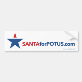 "Santa for Potus" 11 x 3" bumpersticker