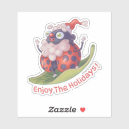 Santa Geniet van de Feestdagen Sticker