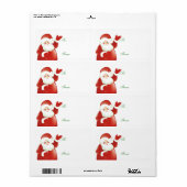 Santa Gift Giving Etiket (Full Sheet)