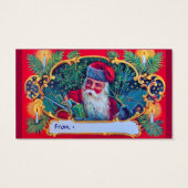 SANTA  GIFT LABEL VISITEKAARTJES (Achterkant)