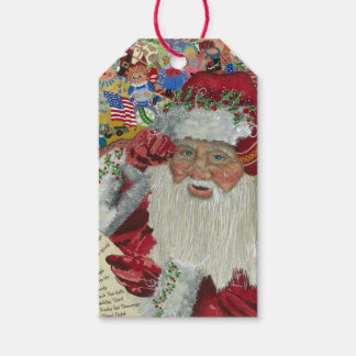 Santa Gift Labels - "Controleer het twee keer" Cadeaulabel