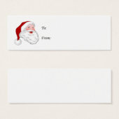 Santa Gift-Labels Mini Visitekaartjes (Voorkant /achterkant)