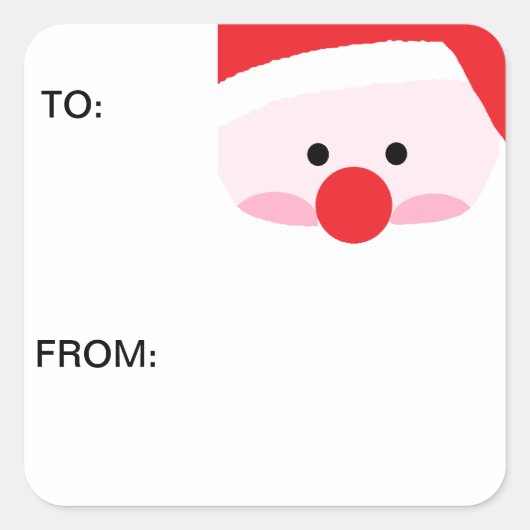 "Santa Gift Labels" Stickers (Voorkant)