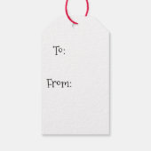 Santa Gift Tags Cadeaulabel (Achterkant)