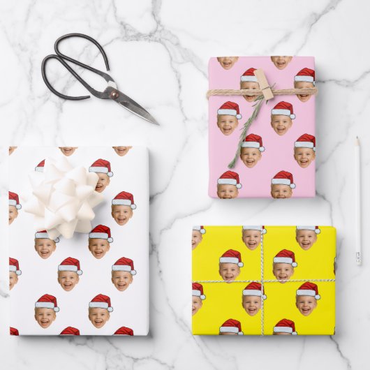 Santa Gift Wrap Inpakpapier Vel (Voorkant)