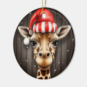 Santa Giraffe Ornament (Links)