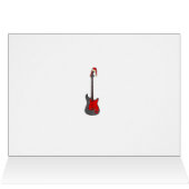 Santa gitaren Kleurrijke Leuk Feestelijk Patroon (Binnen Horizontaal (Boven))