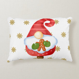 Santa Gnome Accent Kussen