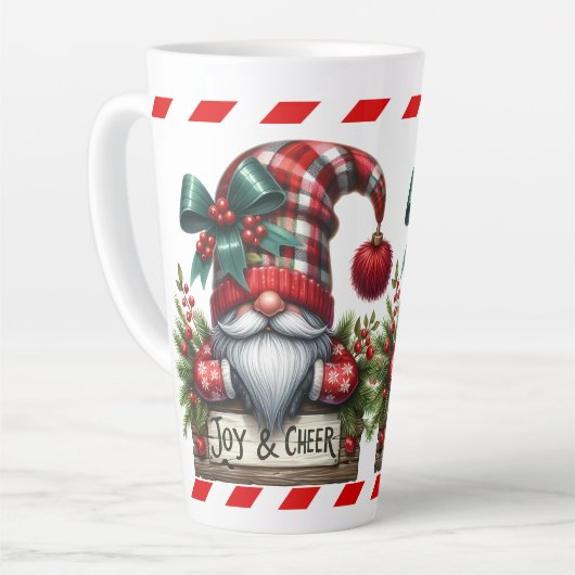Santa Gnome Latte Mok (Linkerhoek)