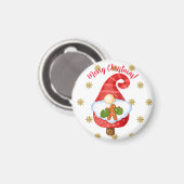 Santa Gnome Magneet (Voorkant / Achterkant)