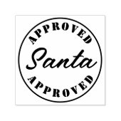 Santa Goedgekeurde Cadeaus Zelfinktende Stempel (Design)