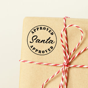 Santa Goedgekeurde Cadeaus Zelfinktende Stempel