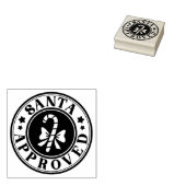 Santa Goedgekeurde Rubberstempel Rubberstempel (Gestempeld)