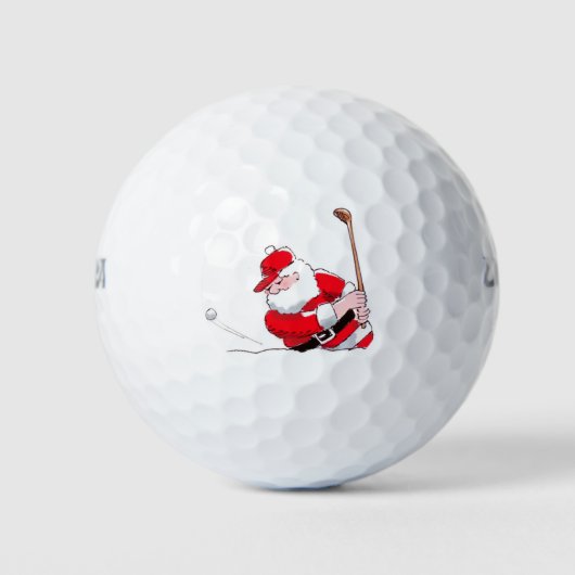 Santa Golf Ball Golfballen (Voorkant)