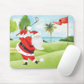 Santa Golf Summer Golf Mousepad Muismat (Met muis)
