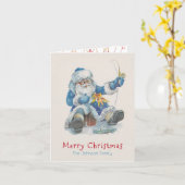 Santa Gone Vist (FOTO INVOEGEN) - Kaart / (Gele Bloem)