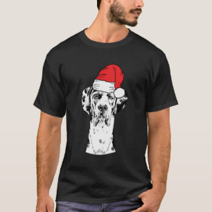 Santa Great Dane Dog Ugly kerst T-shirt