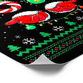 Santa Hands 67 Christmas Ugly Sweater Six Seven Me Poster (Hoek)