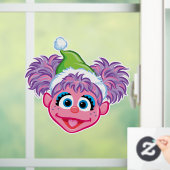 Santa Hat Abby Raamsticker (Huis)