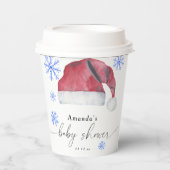 Santa Hat - baby shower Papieren Bekers (Voorkant)
