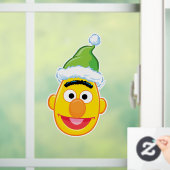 Santa Hat Bert Raamsticker (Huis)