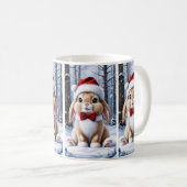 Santa Hat Bunny Mug (Devant droit)