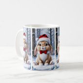 Santa Hat Bunny Mug (Devant gauche)