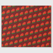 Santa hat cadeaupapier (Vlak)