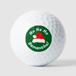 Santa Hat Christmas Golfballen