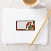 Santa Hat&Coat Christmas Kitty Étiquette (En situation)